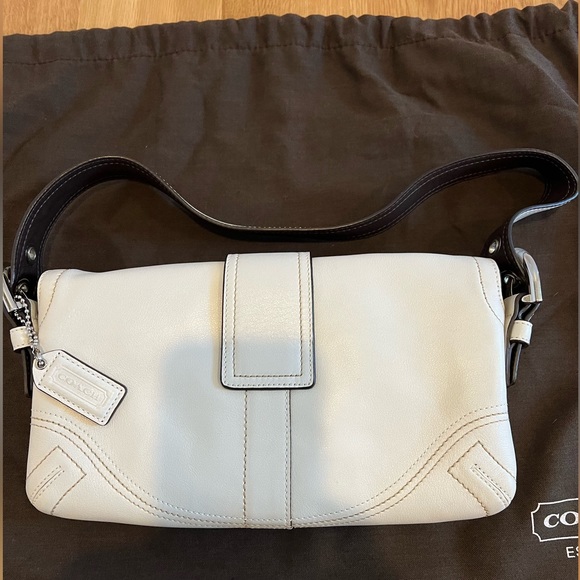 White Coach baguette bag vinage - Picture 2 of 5
